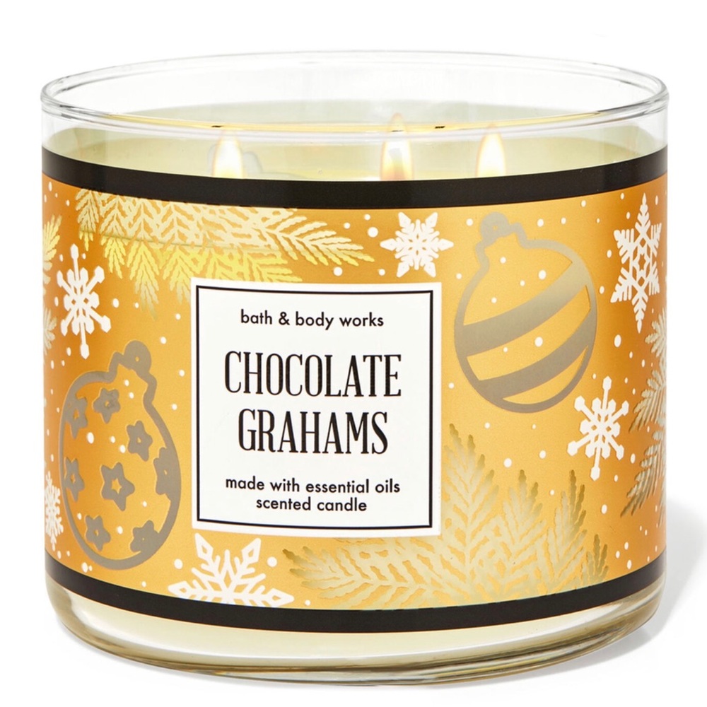 B&BW Chocolate Grahams 3-Wick Candle